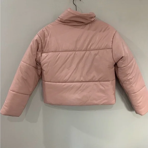Cami NYC Coat Cecilia Faux Leather Puffer in Light Pink - Picture 7 of 7